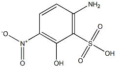 6-Amino-2-hydroxy-3-nitrobenzenesulfonic acid Structure
