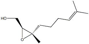 (2S,3S)-2,3-Epoxy-3,8-dimethyl-7-nonen-1-ol 구조식 이미지