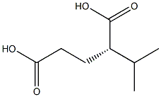 [S,(+)]-2-Isopropylglutaric acid 구조식 이미지