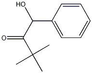 1-Hydroxy-1-phenyl-3,3-dimethyl-2-butanone 구조식 이미지