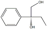 (2R)-2-Phenyl-1,2-butanediol Structure