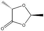 (2R,5S)-2,5-Dimethyl-1,3-dioxolan-4-one 구조식 이미지