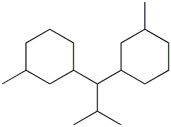 1,1-Bis(3-methylcyclohexyl)-2-methylpropane Structure