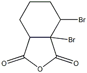 1,6-Dibromo-1,2-cyclohexanedicarboxylic anhydride 구조식 이미지