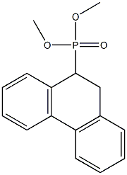 [(9,10-Dihydrophenanthren)-9-yl]phosphonic acid dimethyl ester Structure