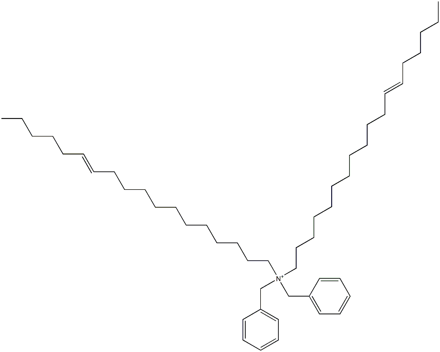Di(12-octadecenyl)dibenzylaminium Structure