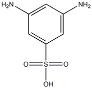 3,5-Diaminobenzenesulfonic acid 구조식 이미지