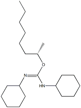 1,3-Dicyclohexyl-2-[(S)-octan-2-yl]isourea Structure