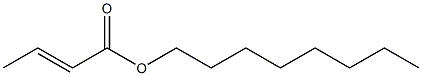 (E)-2-Butenoic acid octyl ester 구조식 이미지