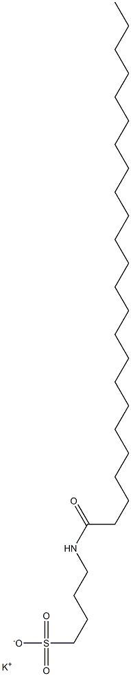 4-[(1-Oxotetracosyl)amino]-1-butanesulfonic acid potassium salt 구조식 이미지