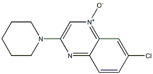 6-Chloro-2-piperidinoquinoxaline 4-oxide Structure