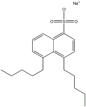 4,5-Dipentyl-1-naphthalenesulfonic acid sodium salt 구조식 이미지