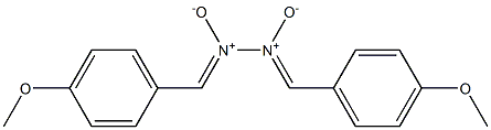 1,2-Bis(4-methoxyphenylmethylene)hydrazine 1,2-dioxide Structure