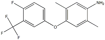 4-(4-Fluoro-3-trifluoromethyl-phenoxy)-2,5-dimethyl-phenylamine 구조식 이미지