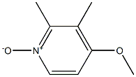 4-Methoxy-2,3-dimethyl-pyridine 1-oxide Structure