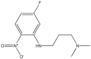 N1-(5-FLUORO-2-NITROPHENYL)-N3,N3-DIMETHYLPROPANE-1,3-DIAMINE Structure