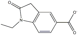 Ethyloxindole-5-carboxylate 구조식 이미지