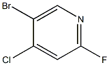 Pyridine, 2-fluloro-4-chloro-5-bromo- 구조식 이미지