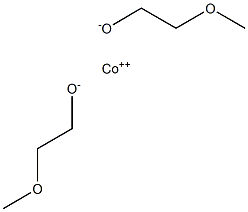 Cobalt(II) 2-methoxyethoxide, 5% w/v in 2-methoxyethanol, 99% (m.b.), packaged under Ar in resealable ChemSeal bottles Structure