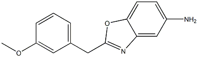 2-(3-METHOXY-BENZYL)-BENZOOXAZOLE-5-YLAMINE 구조식 이미지