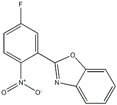 2-(5-FLUORO-2-NITRO-PHENYL)-BENZOOXAZOLE Structure