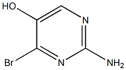 2-Amino-4-bromo-5-hydroxypyrimidine 구조식 이미지