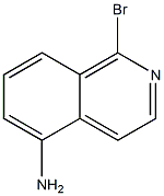 5-Amino-1-bromoisoquinoline 구조식 이미지