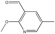 2-Methoxy-5-methylnicotinaldehyde Structure