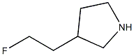 3-(2-Fluoroethyl)pyrrolidine Structure