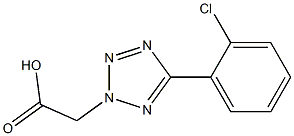 [5-(2-Chloro-phenyl)-tetrazol-2-yl]-acetic acid Structure