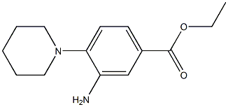 Ethyl 3-amino-4-(1-piperidinyl)benzoate Structure