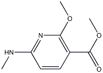 Methyl 2-methoxy-6-(methylamino)nicotinate 구조식 이미지