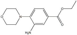 Ethyl 3-amino-4-(4-morpholinyl)benzoate Structure