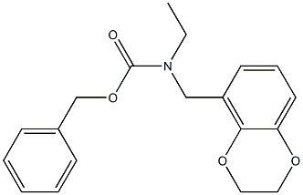 benzyl ((2,3-dihydrobenzo[b][1,4]dioxin-5-yl)methyl)(ethyl)carbamate Structure