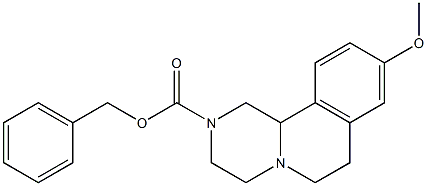 benzyl 9-methoxy-3,4,6,7-tetrahydro-1H-pyrazino[2,1-a]isoquinoline-2(11bH)-carboxylate Structure