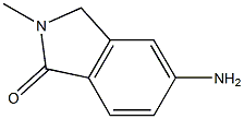 5-Amino-2,3-dihydro-2-methyl-1H-Isoindol-1-one Structure