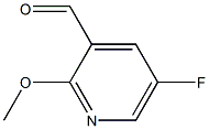 2-Methoxy-5-fluoropyridine-3-carbaldehyde Structure