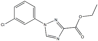 ethyl 1-(3-chlorophenyl)-1H-1,2,4-triazole-3-carboxylate Structure