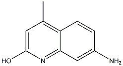 7-Amino-4-methylquinolin-2-ol Structure