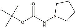 Tert-Butyl pyrrolidin-1-ylcarbamate 구조식 이미지