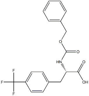 Cbz-4-Trifluoromethyl-L-Phenylalanine Structure