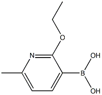2-Ethoxy-6-methylpyridine-3-boronic acid 구조식 이미지