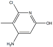 4-Amino-6-chloro-2-hydroxy-5-methylpyridine 구조식 이미지