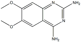 6,7-Dimethoxy-2,4-quinazolinediamine Structure