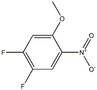 4,5-Difluoro-2-nitroanisole Structure