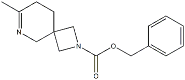 benzyl 7-methyl-2,6-diazaspiro[3.5]non-6-ene-2-carboxylate 구조식 이미지