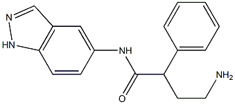 4-amino-N-(1H-indazol-5-yl)-2-phenylbutanamide Structure