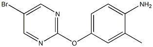 4-(5-Bromo-pyrimidin-2-yloxy)-2-methyl-phenylamine Structure