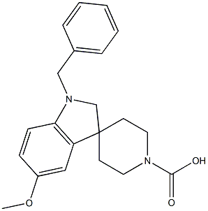 benzyl 5-methoxy-1,2-dihydro-1'H-spiro[indole-3,4'-piperidine]-1'-carboxylate 구조식 이미지