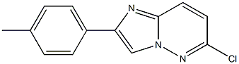 6-chloro-2-(4-methylphenyl)imidazo[1,2-b]pyridazine 구조식 이미지